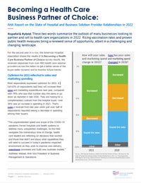 AHA Business Survey Report Cover