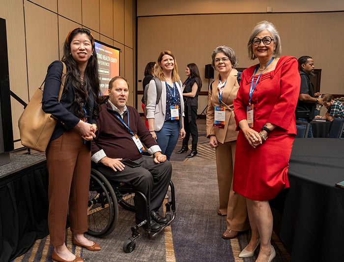 People attending the Accelerating Health Equity Conference